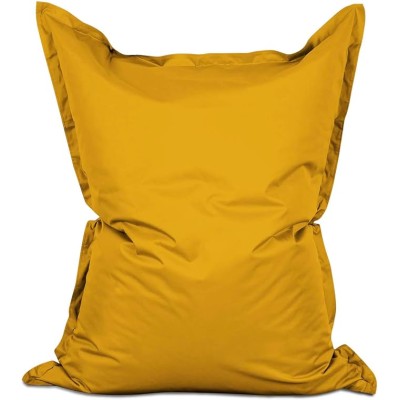 Pouf géant de Intérieur et extérieur Jaune moutarde