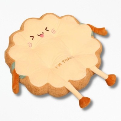 Coussin Rehausseur pour Auto "Toast Kawaii