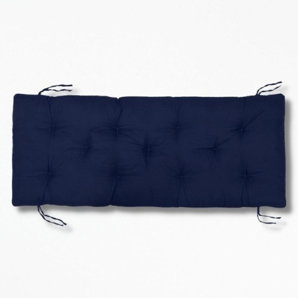 Coussin D'extérieur pour Salon de Jardin RelaxRidge - 100 x 50 cm / Bleu Nuit