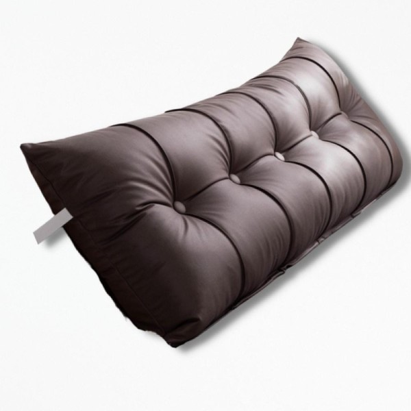 Coussin de Lit pour le Dos Headrest Haven - 50x50x20cm / Marron Café