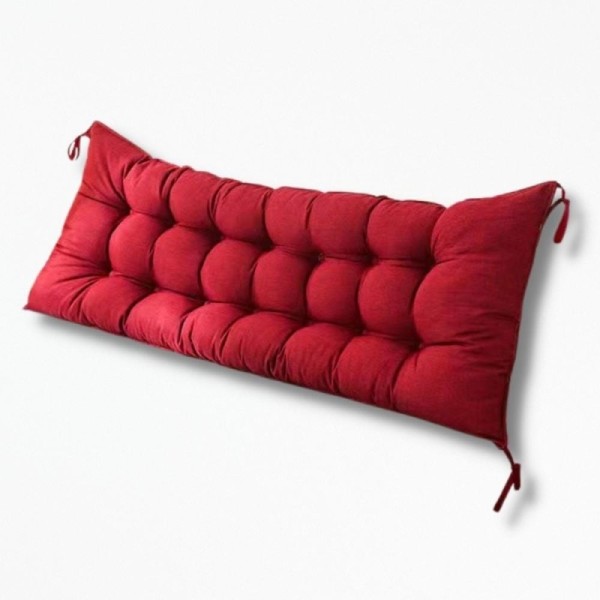 Coussin de Lit Confortable Headboard Hugger - 120 x 50 cm / Rouge