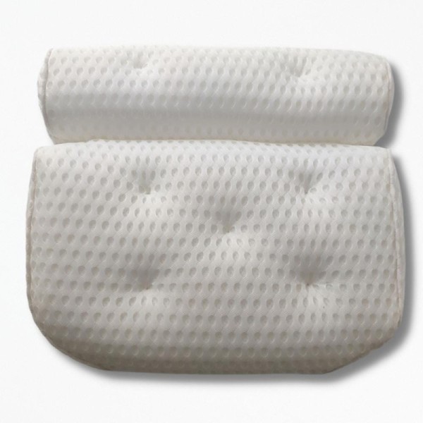 Coussin de Bain pour Adulte AntiSlipper - 44 x 46 cm / 2 / Blanc