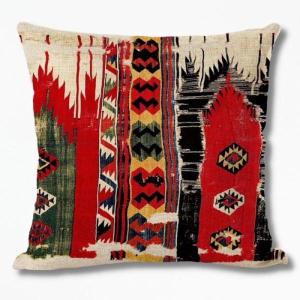 Housse de Coussin bohème ChicCoussinNatura - 45 x 45 cm / 2