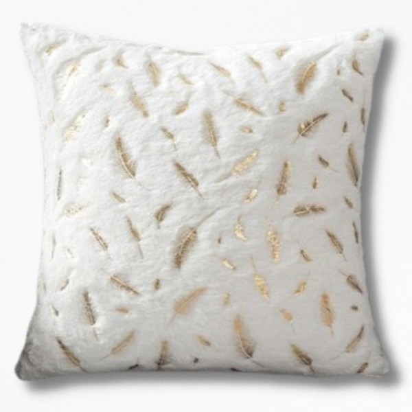 Coussin Décoratif pour LitSnowFlake - 45 x 45 cm / Blanc