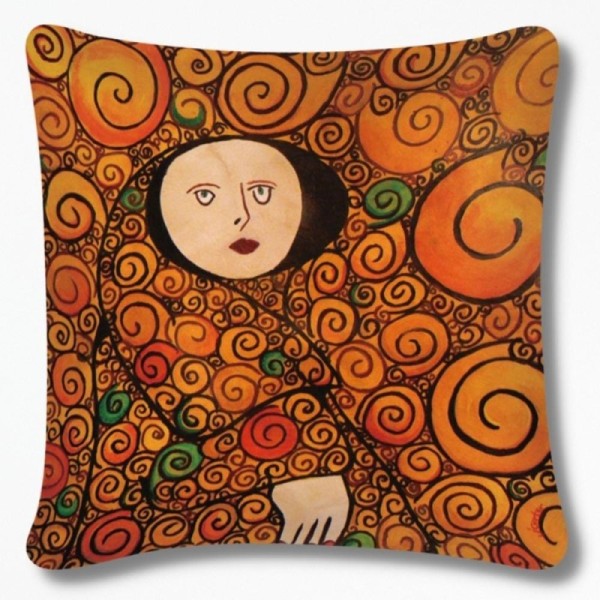 Housse De Coussin Peinture À L'huileLoungeLux - 45 x 45 cm / 2