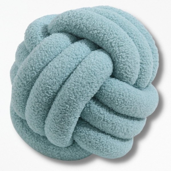 Coussin NœudDéco-Cushion - 20 cm / Bleu Clair