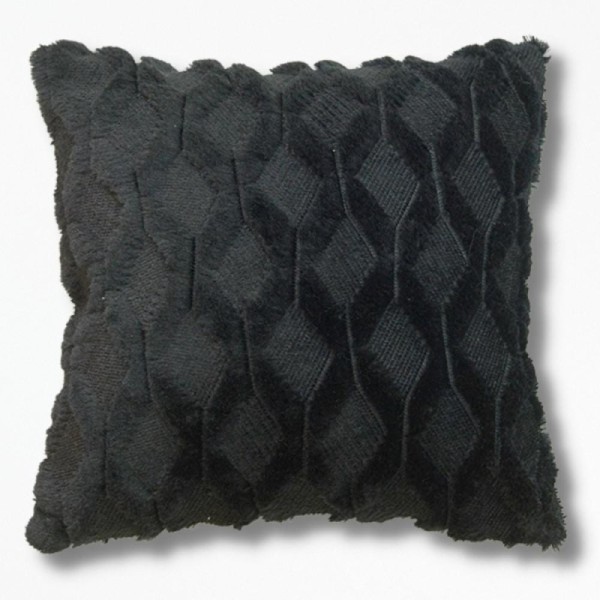 Coussin De Décoration Pour ChambreLuxeLounge - 30 x 50 cm / Noir