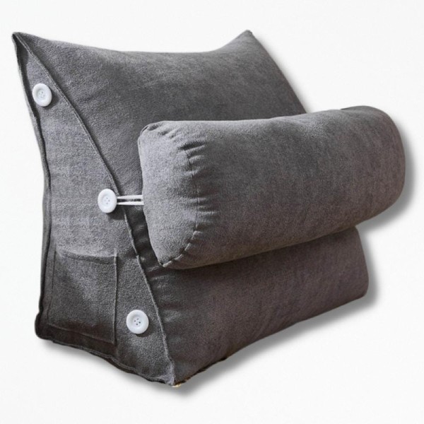 Coussin De Lecture Pour LitBookEase - 45x25x50 cm / Gris