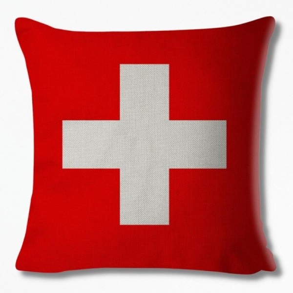 Coussin Drapeau FrançaisFrenchFlairPillow - 45 x 45 cm / Suisse