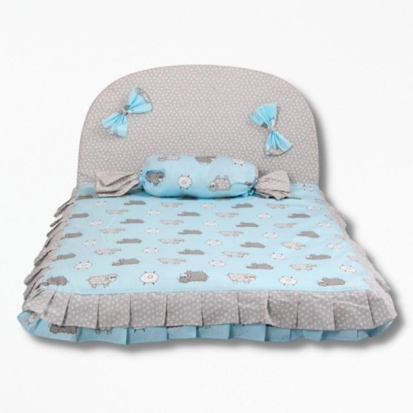 Coussin pour Chiot Ronroncoussin - 68 x56 x 38 cm / Bleu