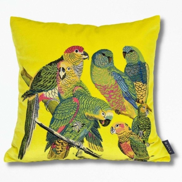 Coussin BrodéHouseHaven - 30 x 50 cm / Jaune