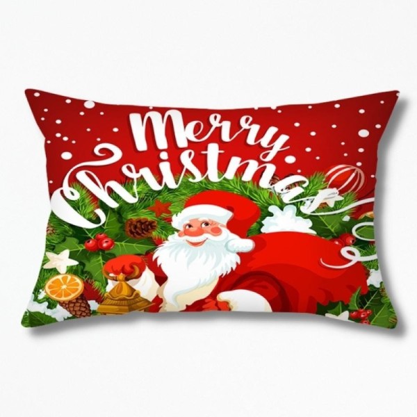 Coussin Rouge Pour NoëlTraditionnelNoël - 30 x 50 cm / 2