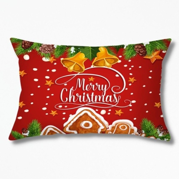 Coussin Rouge Pour NoëlTraditionnelNoël - 30 x 50 cm / 3