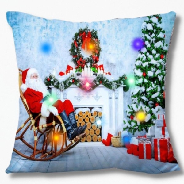 Housse de Coussin de Noël GlowingNoel Pillow - 40 x 40 cm / 3