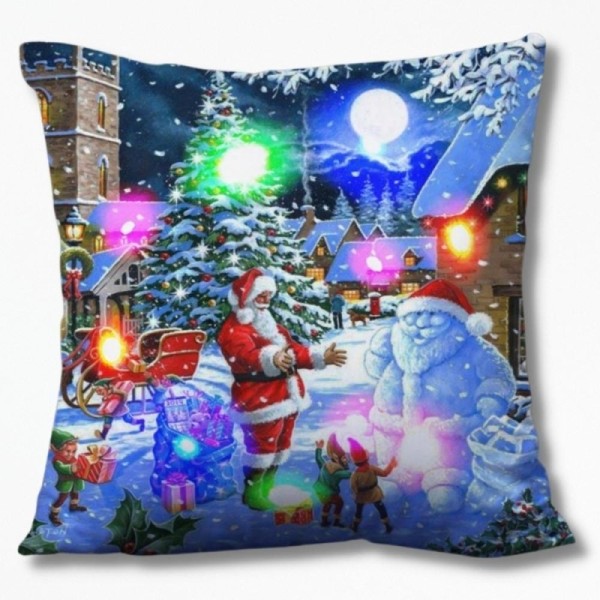 Housse de Coussin de Noël GlowingNoel Pillow - 40 x 40 cm / 5