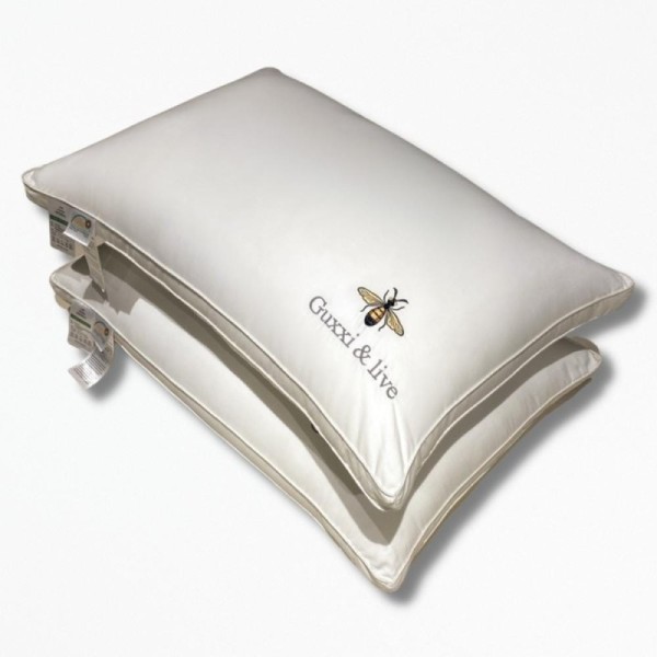 Coussin D'intérieur en CotonAiryCushion - 48 x 74 cm  1000g / Blanc Cassé