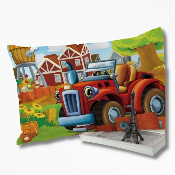 Coussin pour Enfant de 2 ans RoadTrip - 50 x 75 cm / 3