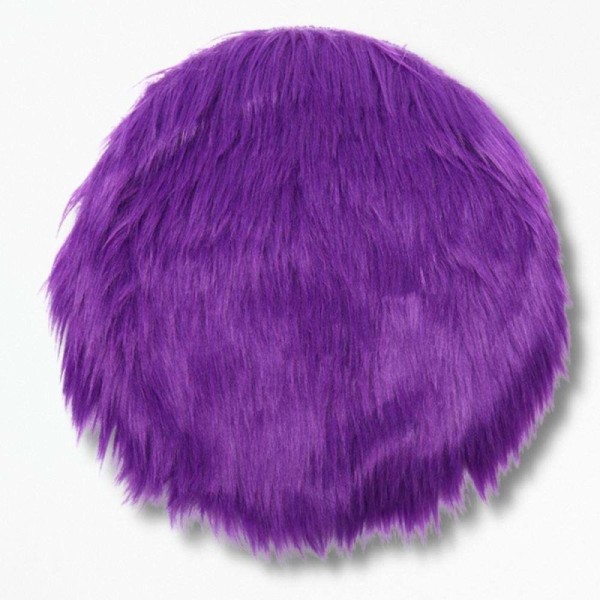 Coussin de Chaise en Fausse Fourrure Fur Frenzy - 30 x 30 cm / Violet