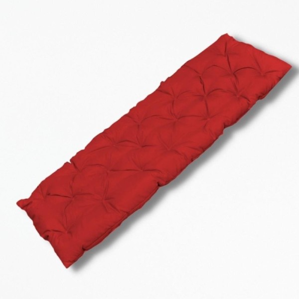 Coussin de Salon de Jardin OutdoorOasis - 120x50x10 cm / Rouge