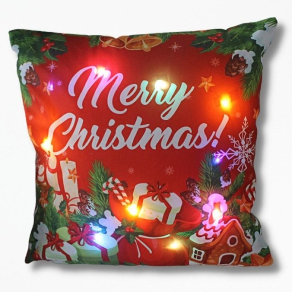 Coussin Déco De NoëlEnneigéNoël - 45 x 45 cm / 2