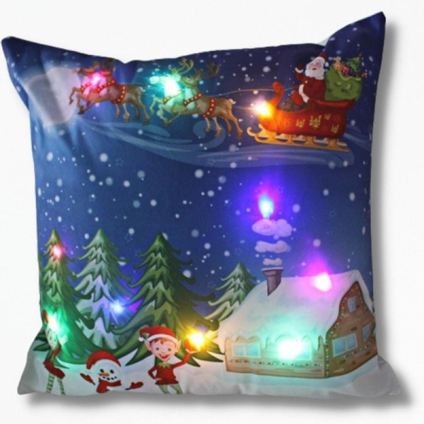 Coussin Déco De NoëlEnneigéNoël - 45 x 45 cm / 3