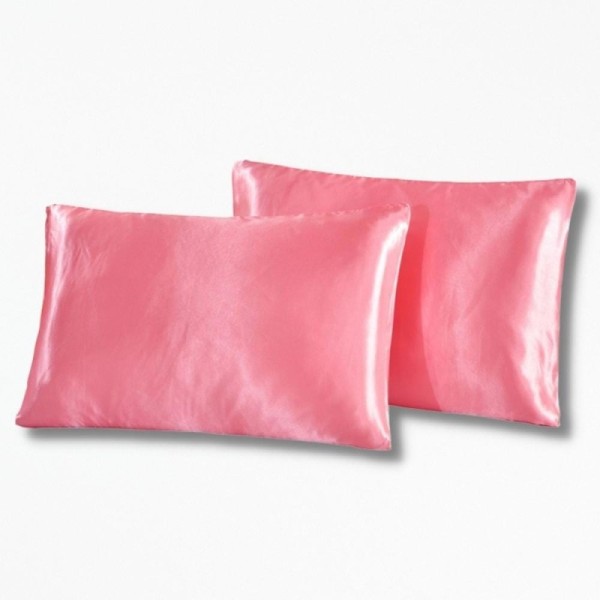 Housse De Coussin En SatinSatin Dreams - 51 x 76 cm / Rose