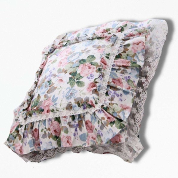 Coussin de Dentelle EmbellishCotton - 45 x 45 cm / 2