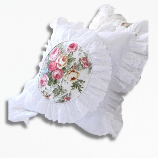 Coussin de Dentelle EmbellishCotton - 45 x 45 cm / 5