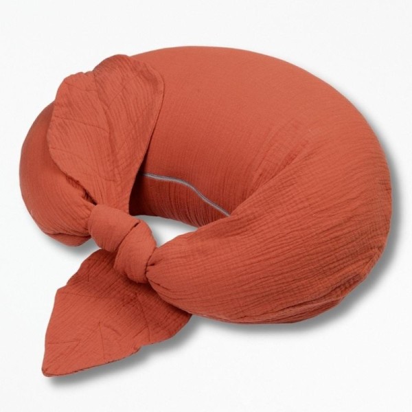 Coussin D'allaitement Bébé Mon Ange D'amour - 48x20 cm / Orange