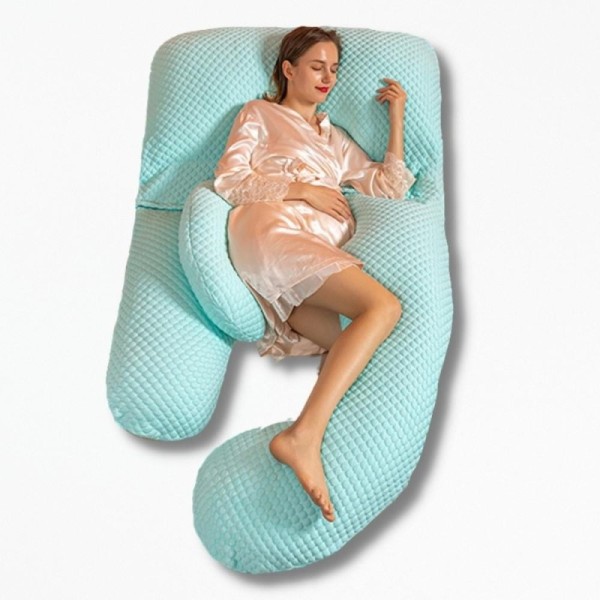 Coussin De Maternité Nestling - 180x75x20 cm / Bleu Vert