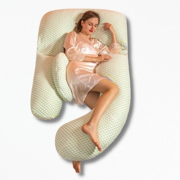 Coussin De Maternité Nestling - 180x75x20 cm / Vert Clair